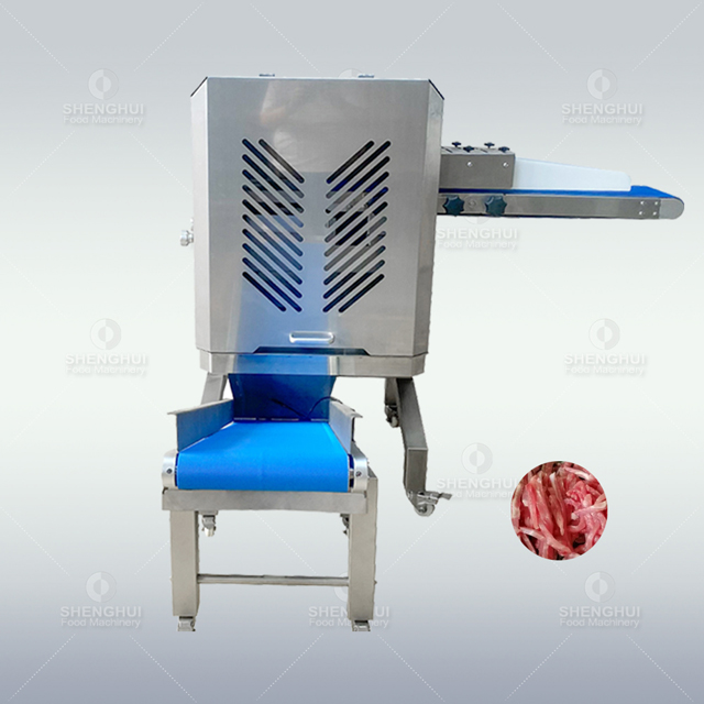 Machine automatique de découpe de viande congelée